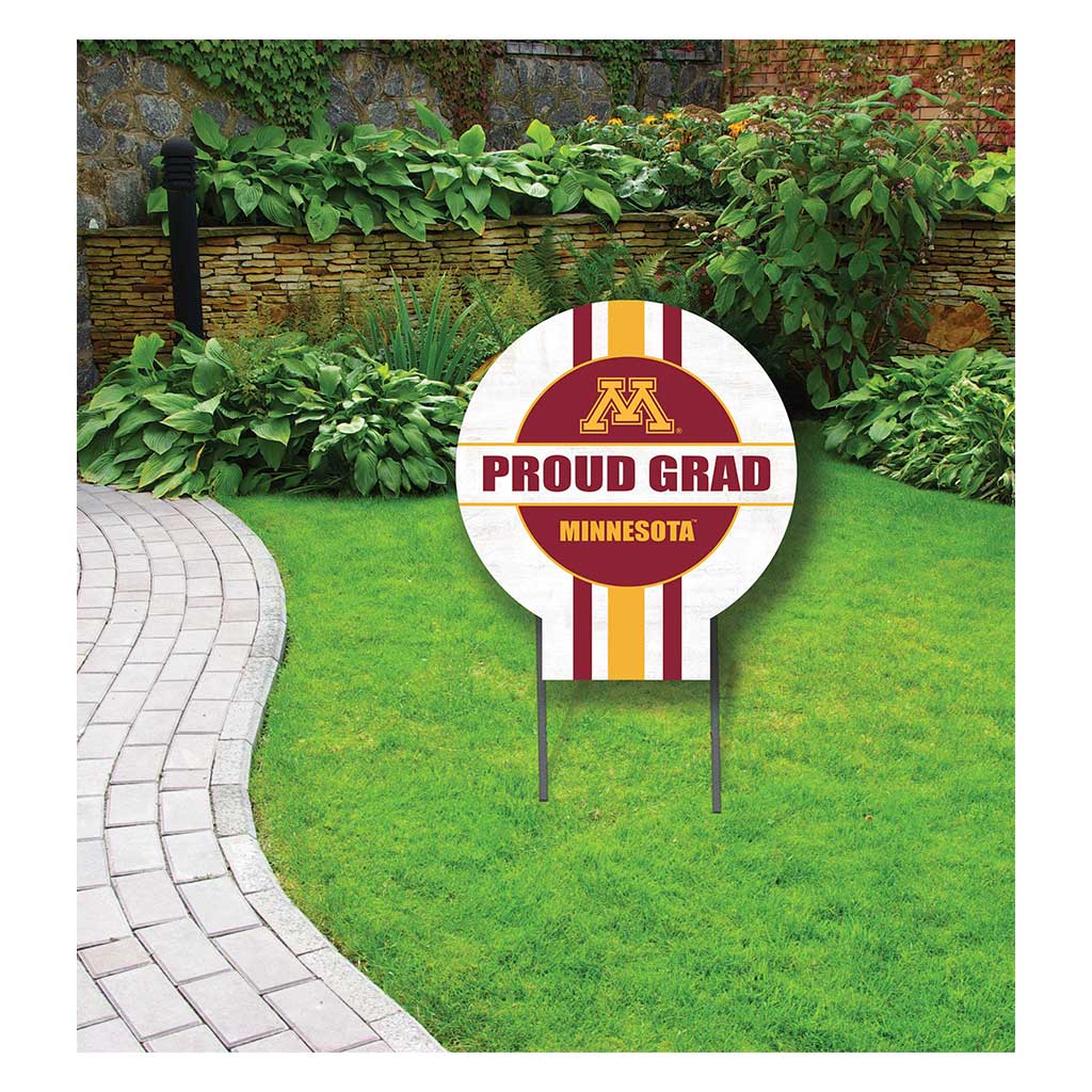 20x20 Minnesota Golden Gophers Proud Grad Lawn Sign