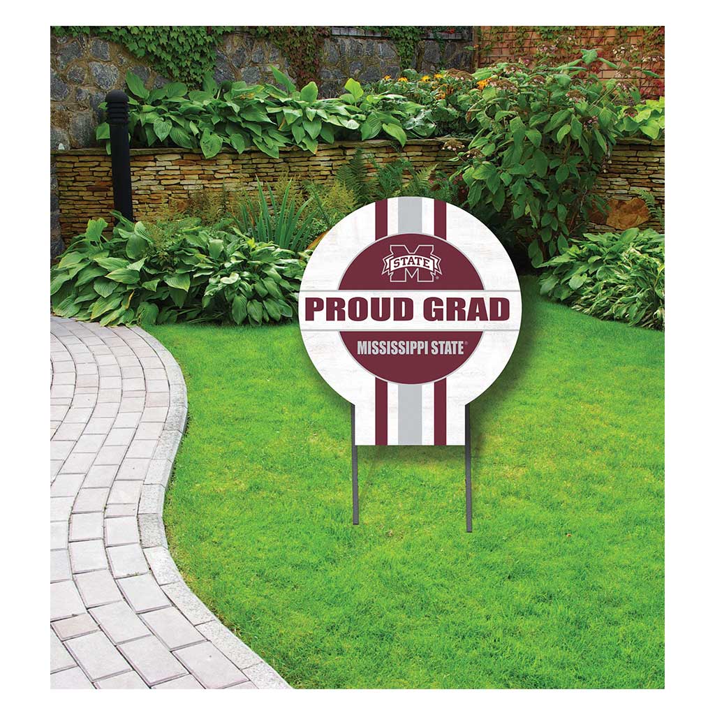 20x20 Mississippi State Bulldogs Proud Grad Lawn Sign