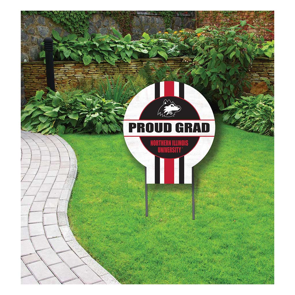 20x20 Northern Illinois Huskies Proud Grad Lawn Sign