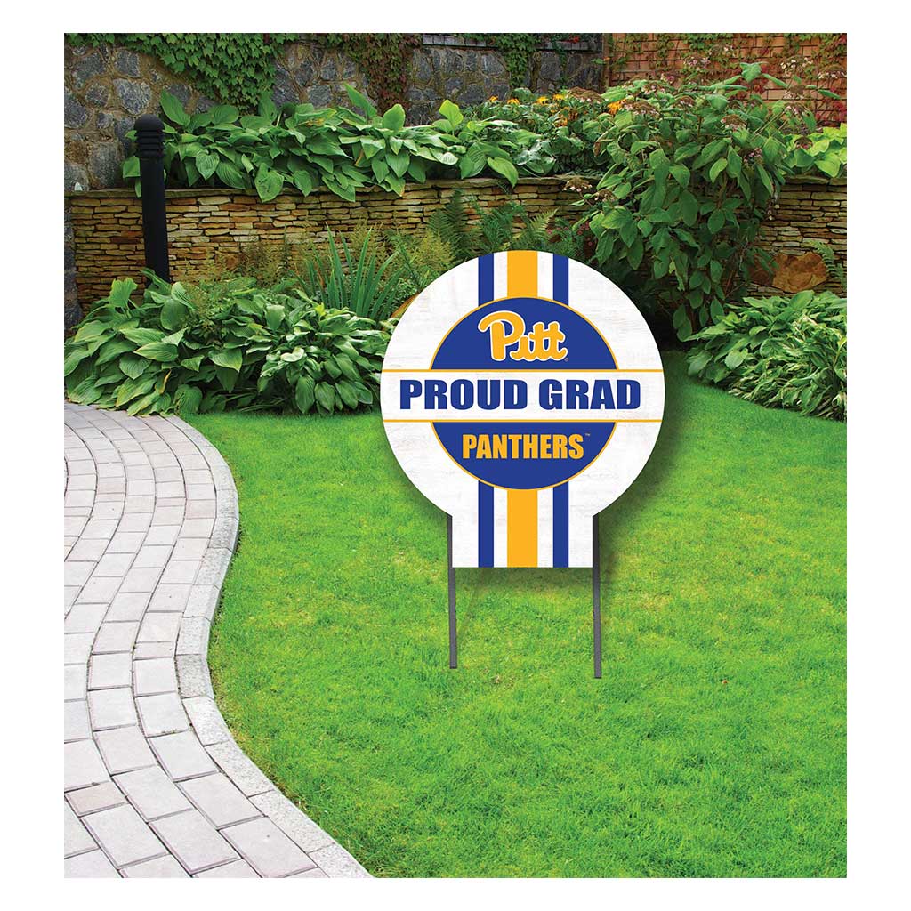 20x20 Pitt Panthers Proud Grad Lawn Sign