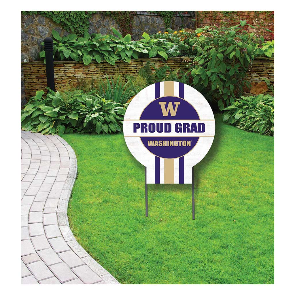 20x20 Washington Huskies Proud Grad Lawn Sign