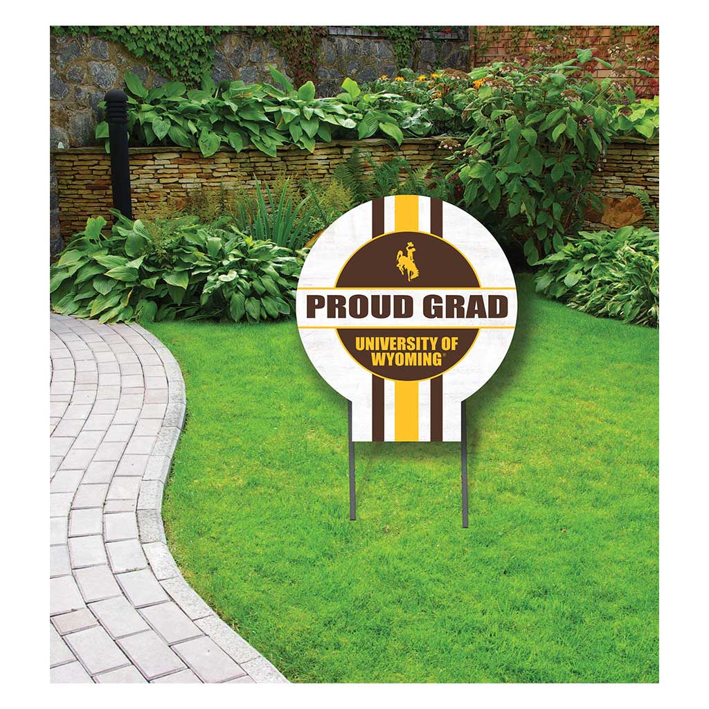 20x20 Wyoming Cowboys Proud Grad Lawn Sign