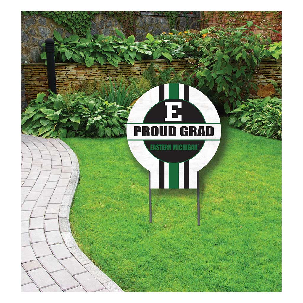20x20 Eastern Michigan Eagles Proud Grad Lawn Sign