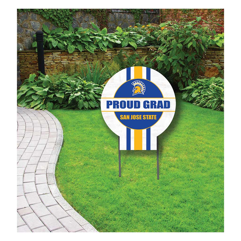 20x20 San Jose State Spartans Proud Grad Lawn Sign