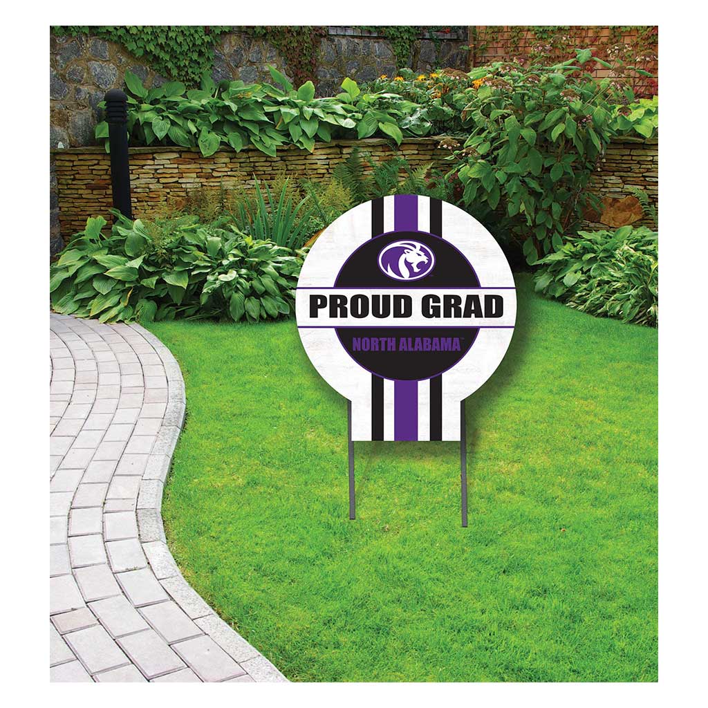 20x20 North Alabama Lions Proud Grad Lawn Sign