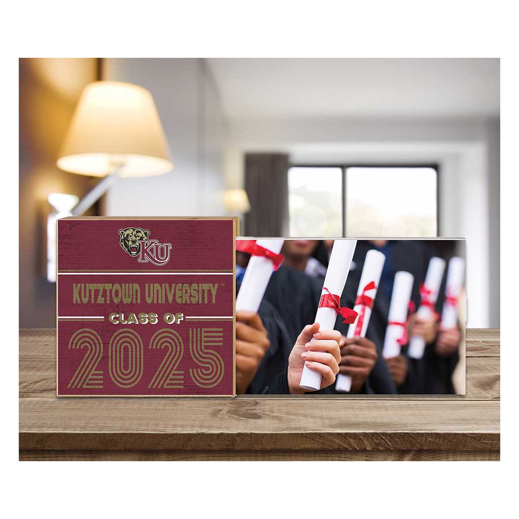 Kutztown Golden Bears Class of 2025 Floating Picture Frame