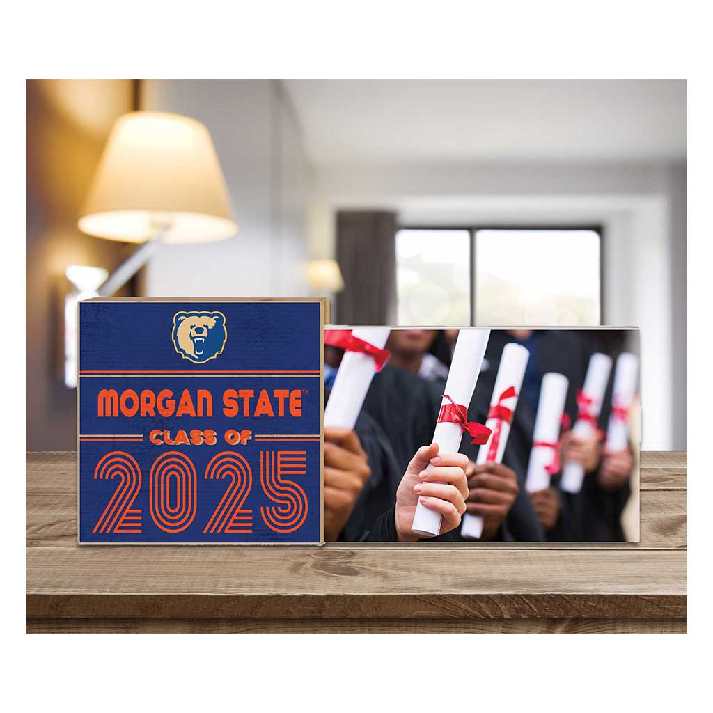 Morgan State Bears Class of 2025 Floating Picture Frame