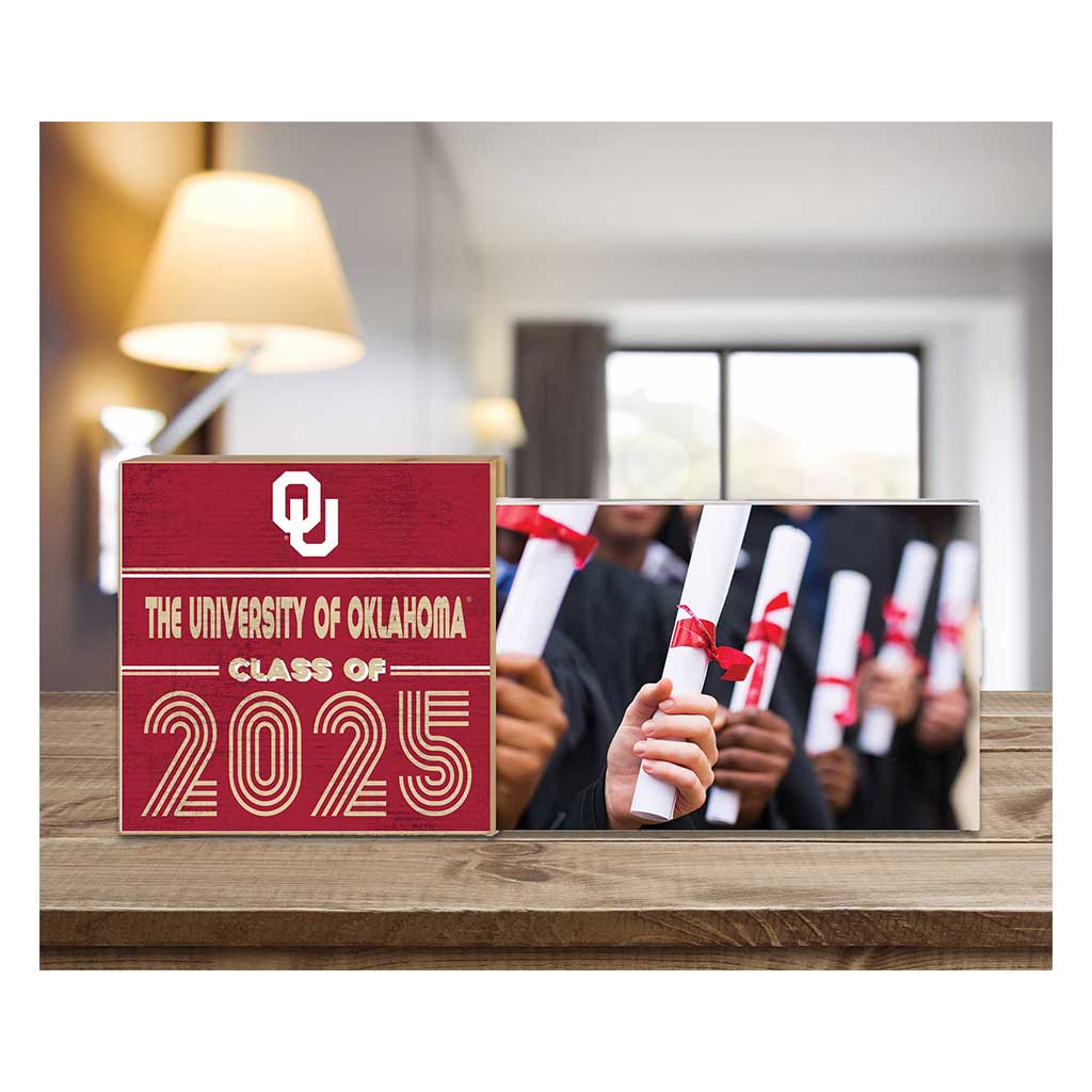 Oklahoma Sooners Class of 2025 Floating Picture Frame