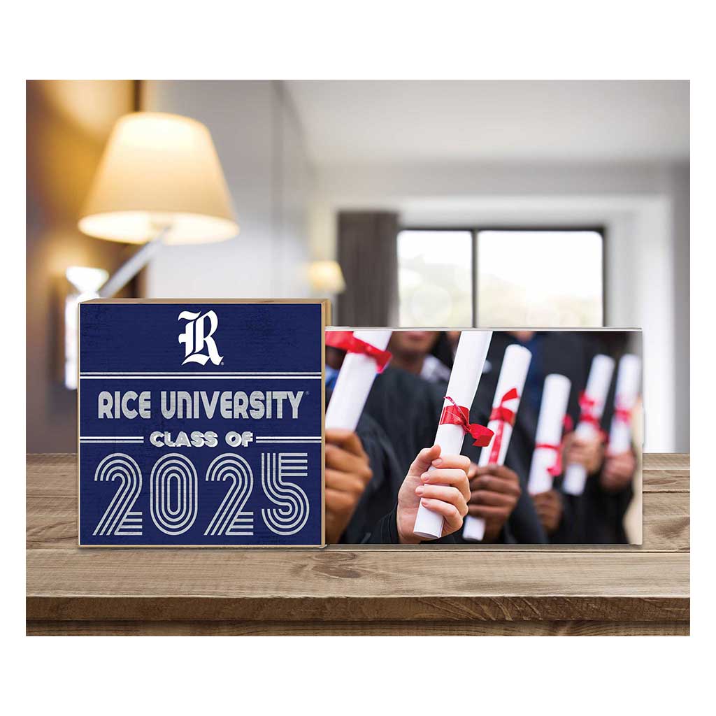 Rice Owls Class of 2025 Floating Picture Frame
