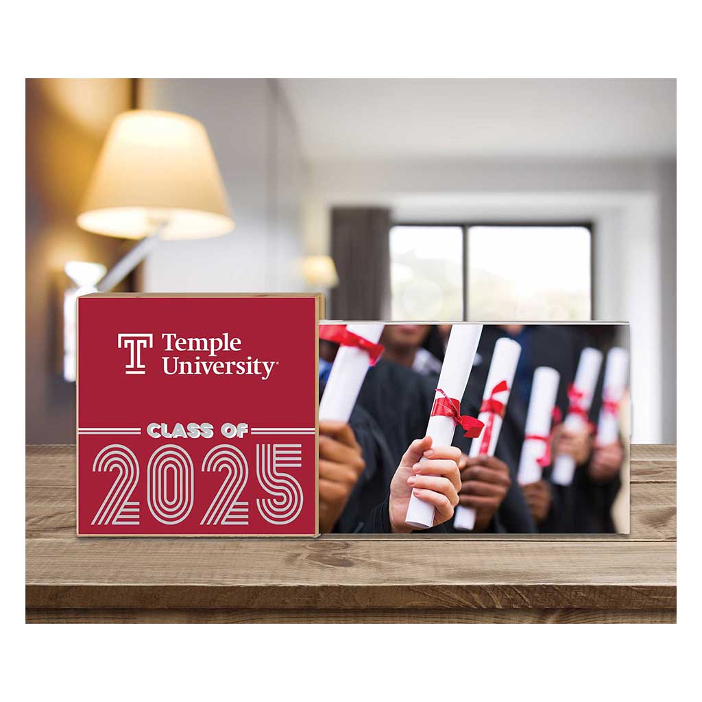 Temple Owls Class of 2025 Floating Picture Frame