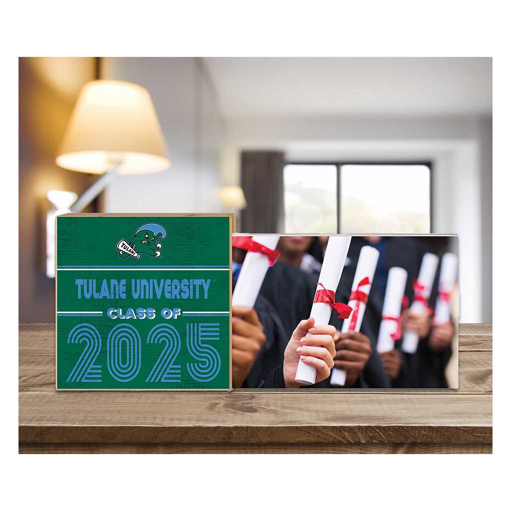 Tulane Green Wave Class of 2025 Floating Picture Frame
