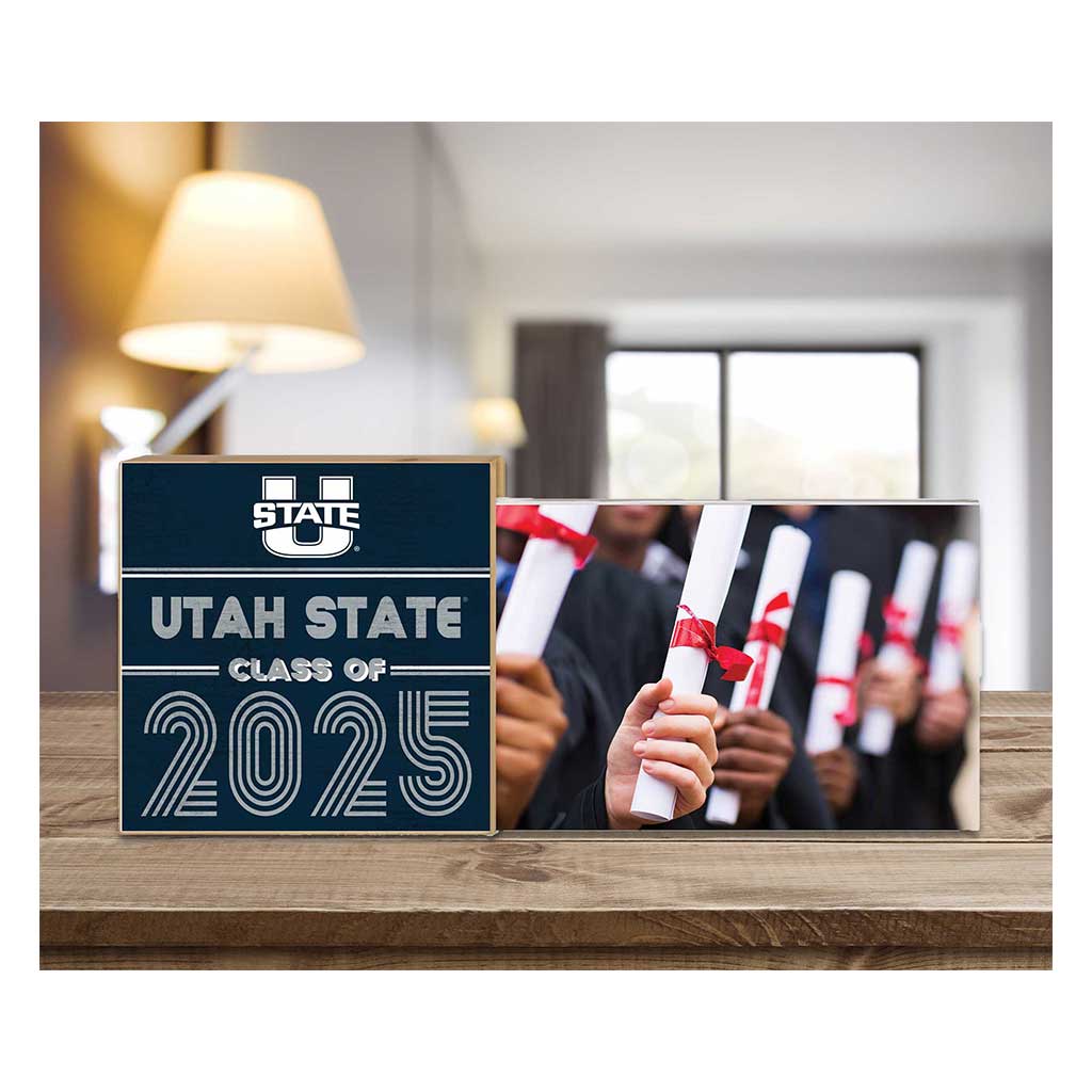 Utah State Aggies Class of 2025 Floating Picture Frame