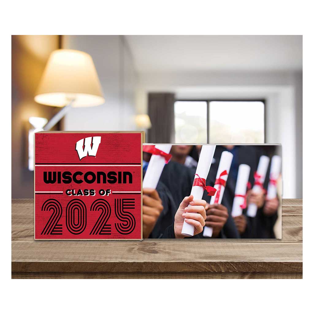 Wisconsin Badgers Class of 2025 Floating Picture Frame