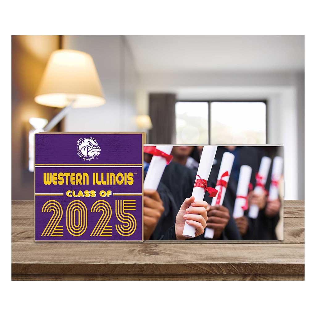 Western Illinois Class of 2025 Floating Picture Frame