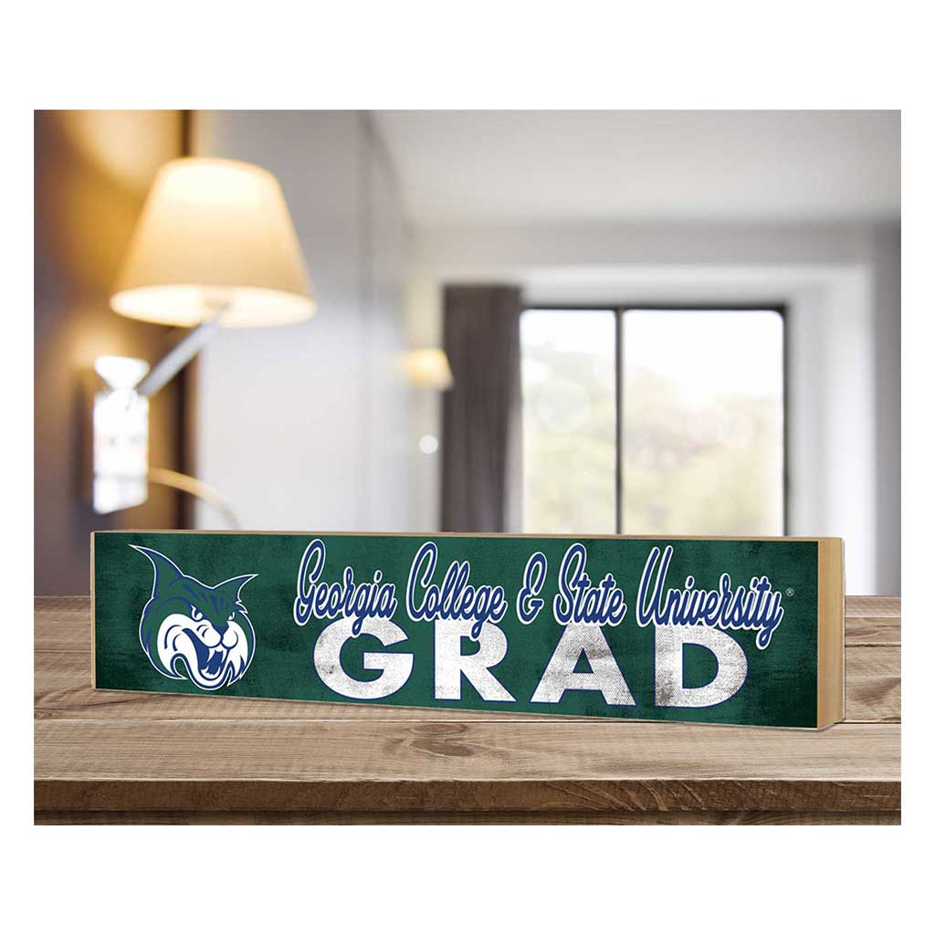 3x13 Georgia College Bobcats Grad Block Sign