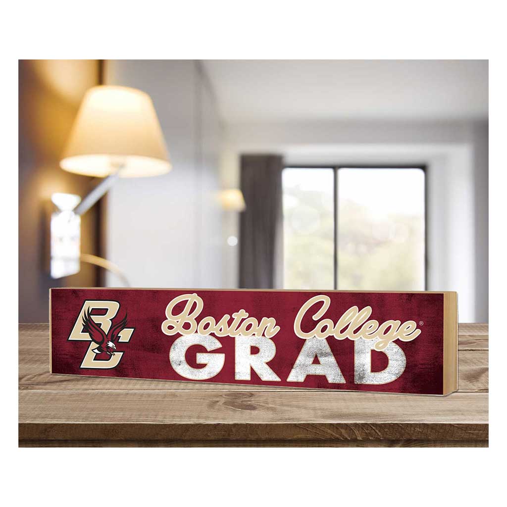 3x13 Boston College Eagles Grad Block Sign