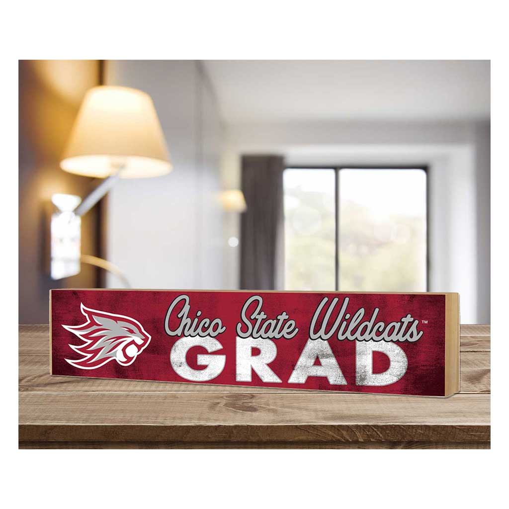 3x13 Cal State Chico Wildcats Grad Block Sign