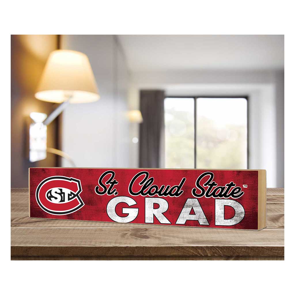 3x13 St. Cloud State Huskies Grad Block Sign