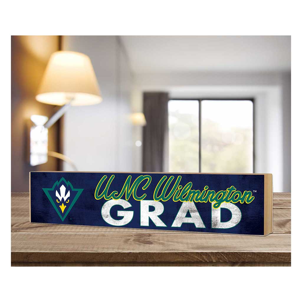 3x13 Unc Wilmington Seahawks Grad Block Sign