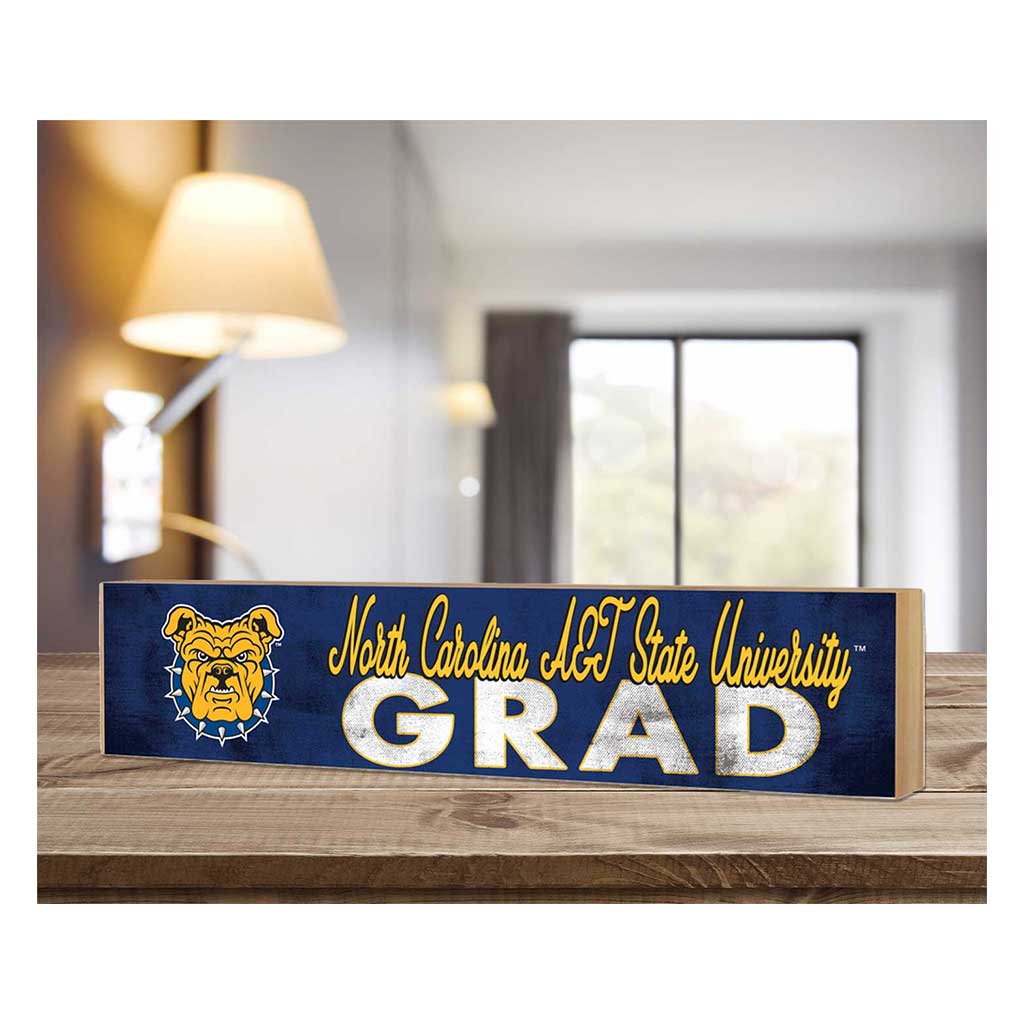 3x13 North Carolina A&T Aggies Grad Block Sign