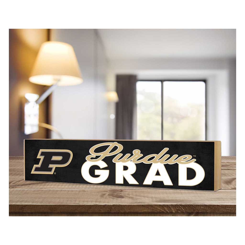 3x13 Purdue Boilermakers Grad Block Sign