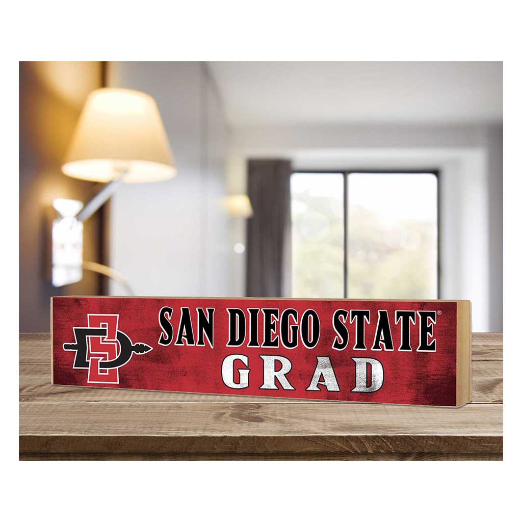3x13 San Diego State Aztecs Grad Block Sign