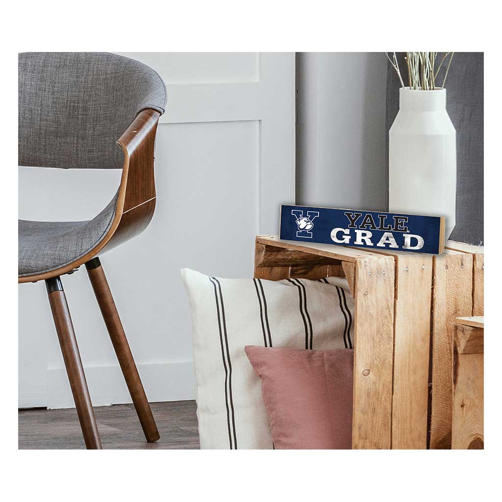 3x13 Yale Bulldogs Grad Block Sign