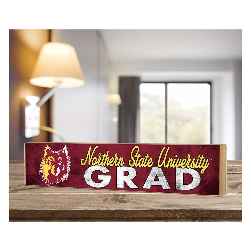 3x13 Northern State University Grad Block Sign