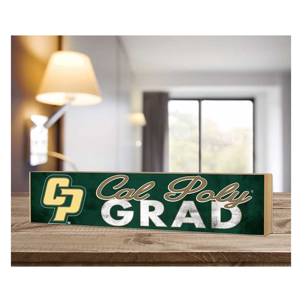 3x13 Cal Poly Mustangs Grad Block Sign