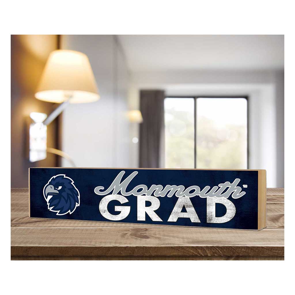 3x13 Monmouth Hawks Grad Block Sign