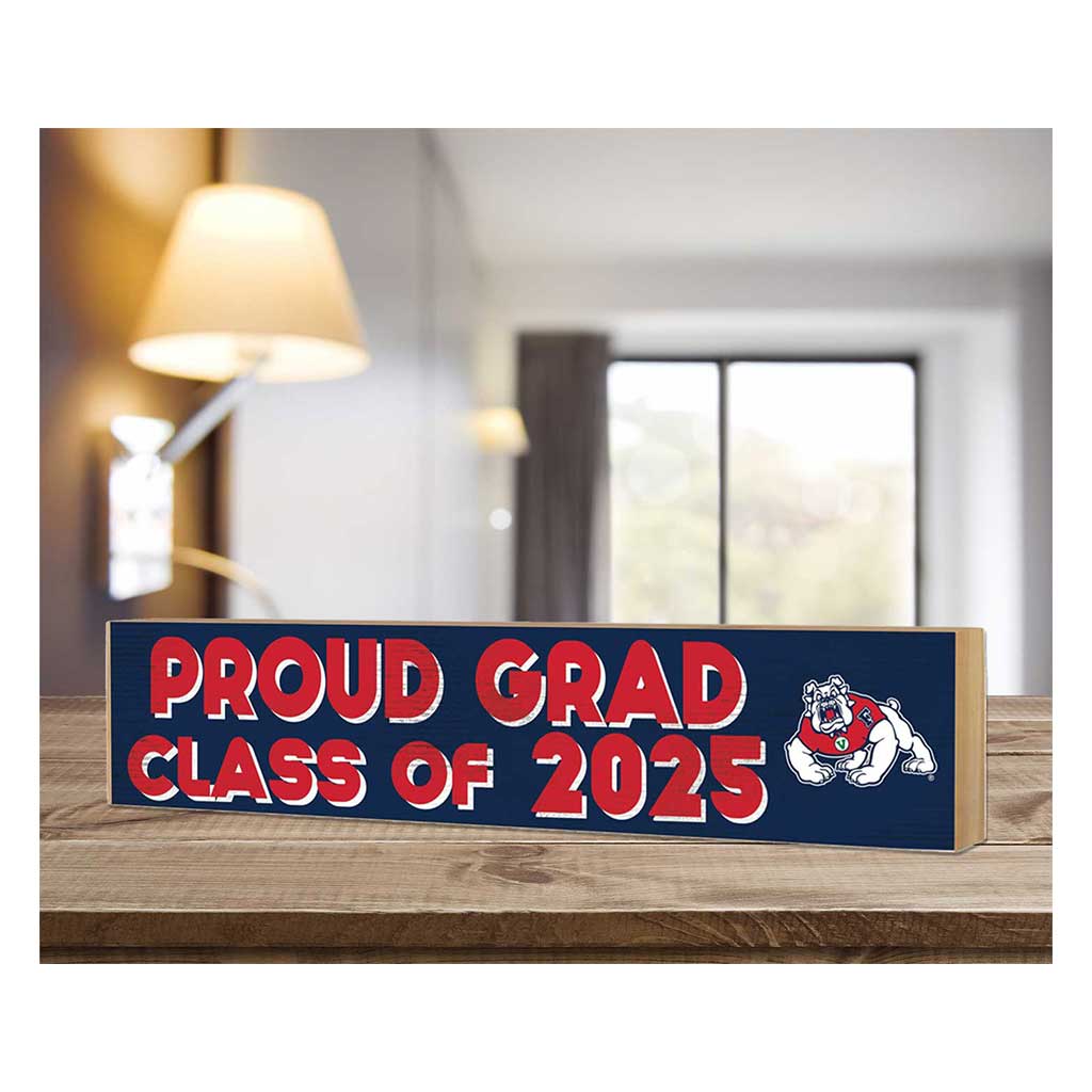3x13 Fresno State Bulldogs Class of 2025 Block Sign