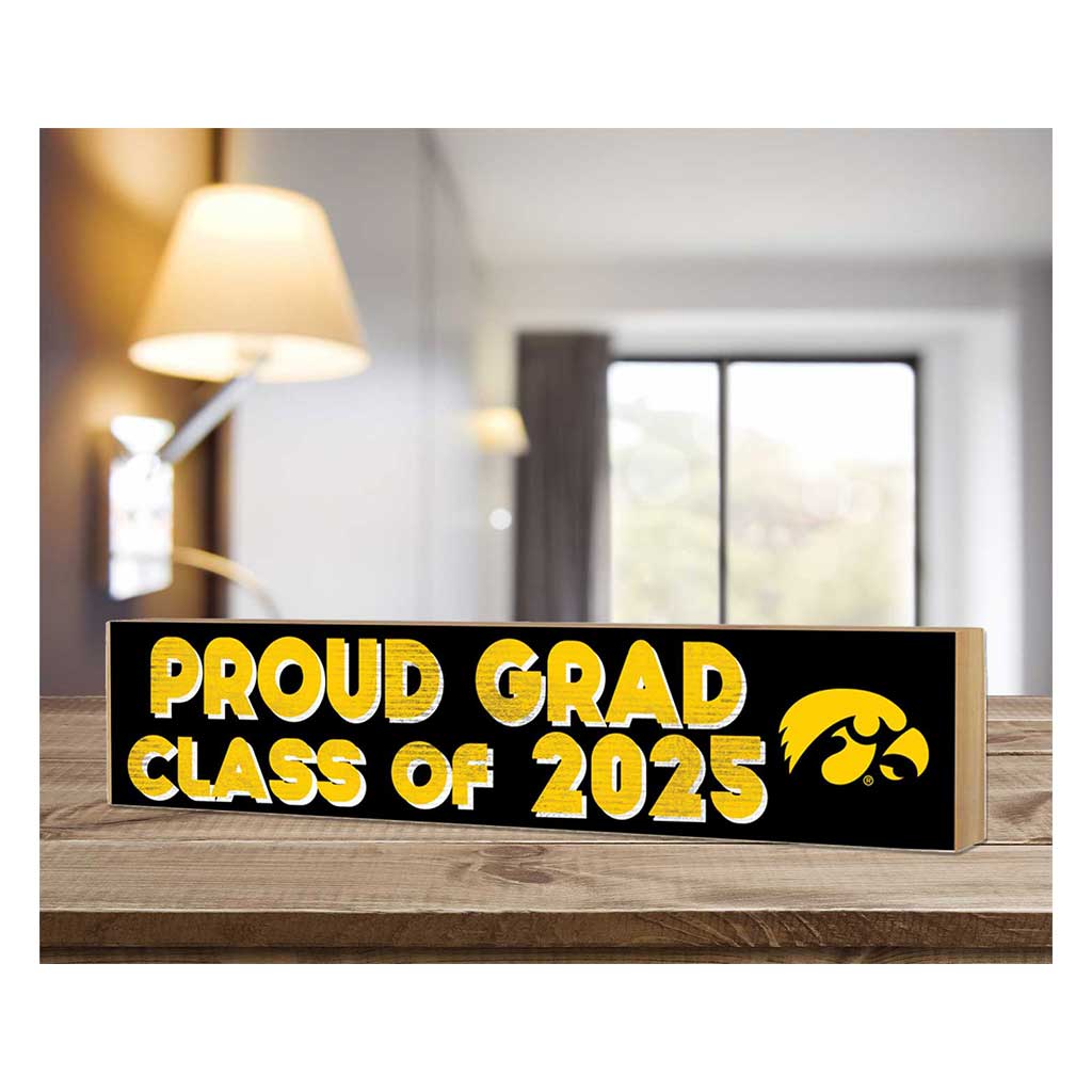 3x13 Iowa Hawkeyes Class of 2025 Block Sign