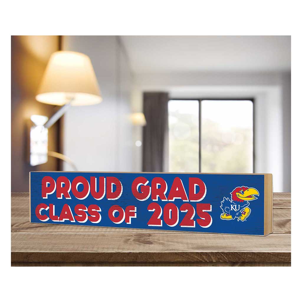 3x13 Kansas Jayhawks Class of 2025 Block Sign