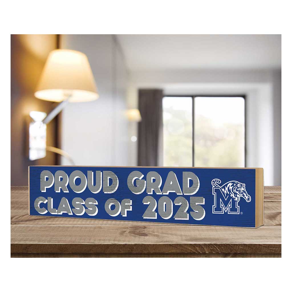 3x13 Memphis Tigers Class of 2025 Block Sign