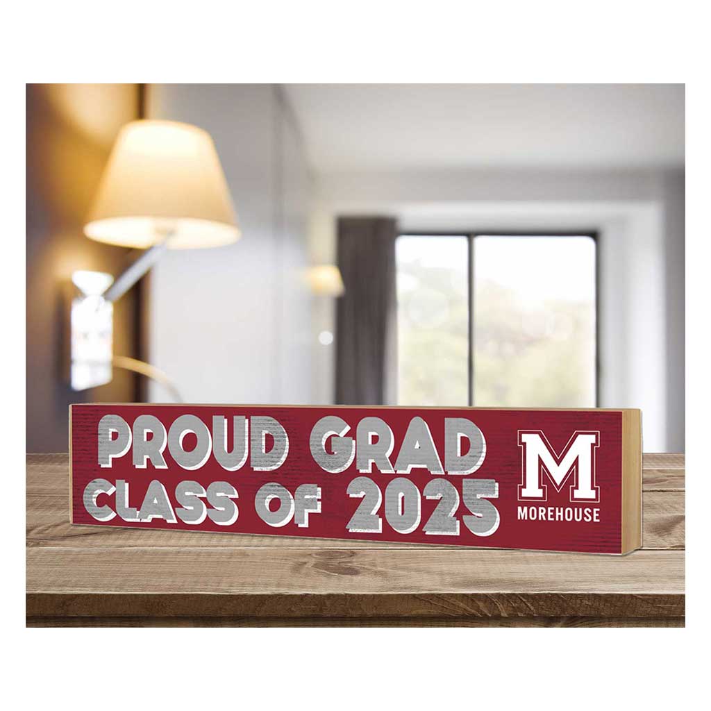 3x13 Morehouse Maroon Tigers Class of 2025 Block Sign