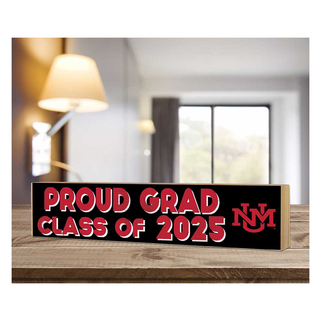 3x13 New Mexico Lobos Class of 2025 Block Sign