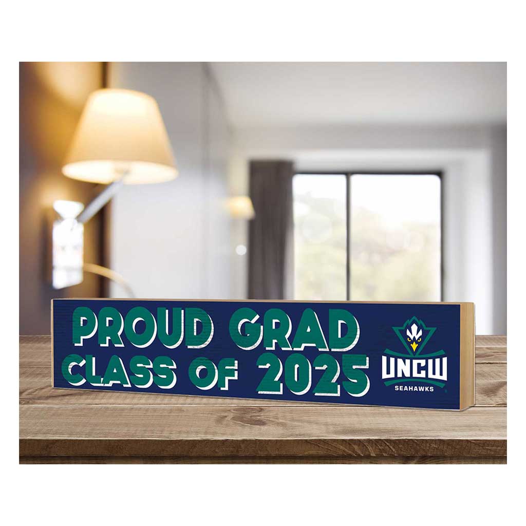 3x13 Unc Wilmington Seahawks Class of 2025 Block Sign