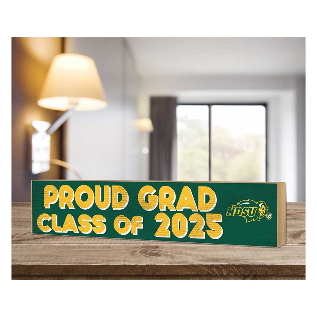 3x13 NDSU Bison Class of 2025 Block Sign