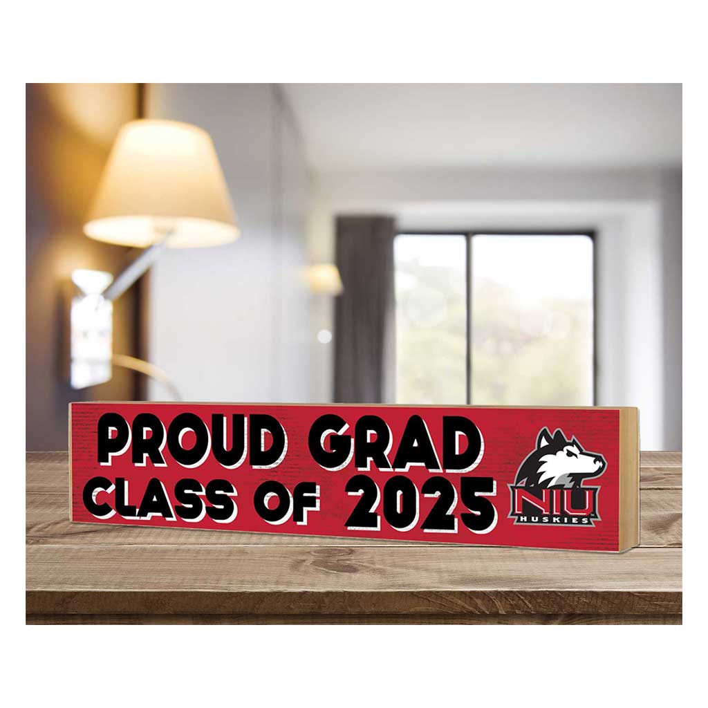 3x13 Northern Illinois Huskies Class of 2025 Block Sign