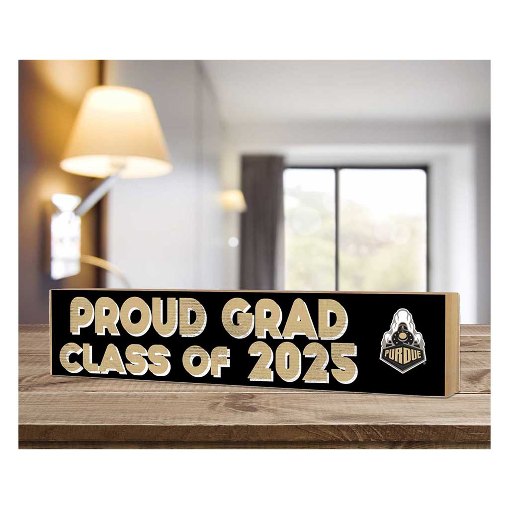 3x13 Purdue Boilermakers Class of 2025 Block Sign