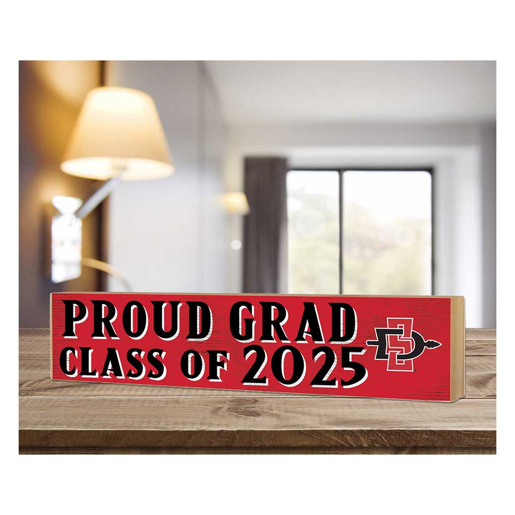 3x13 San Diego State Aztecs Class of 2025 Block Sign