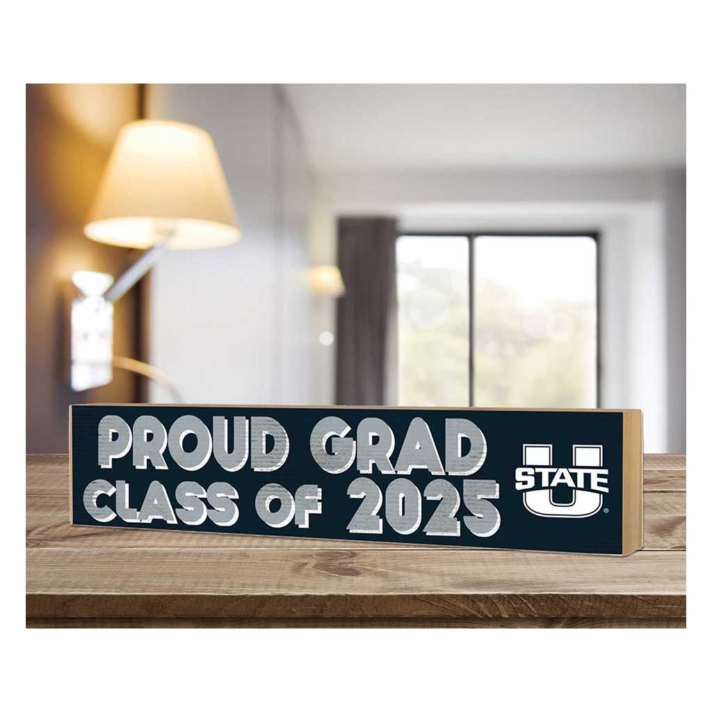3x13 Utah State Aggies Class of 2025 Block Sign