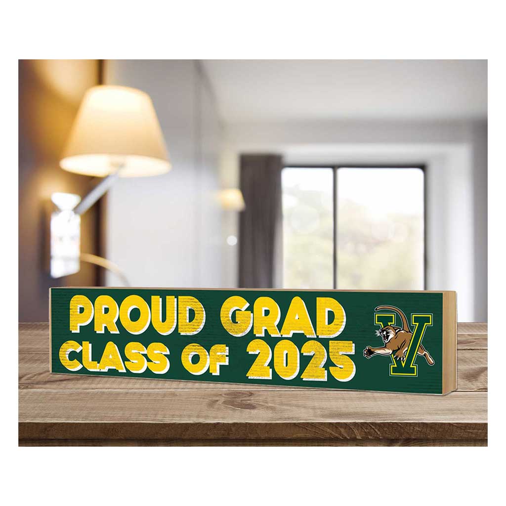 3x13 Vermont Catamounts Class of 2025 Block Sign