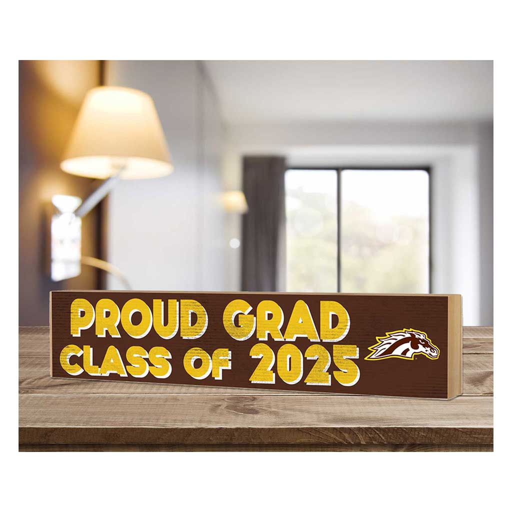 3x13 Western Michigan Broncos Class of 2025 Block Sign