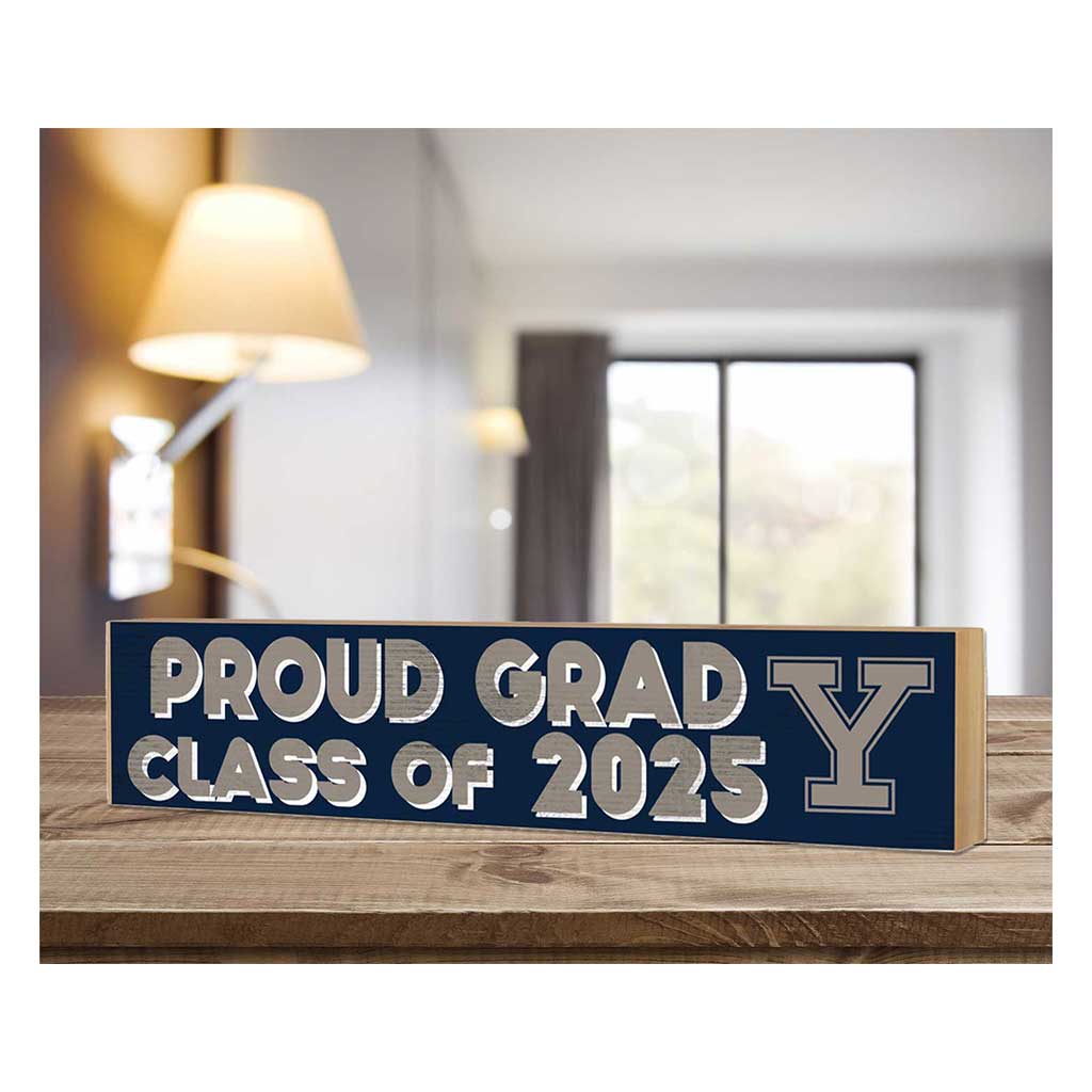 3x13 Yale Bulldogs Class of 2025 Block Sign