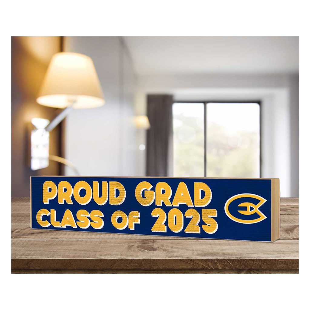 3x13 Wisconsin Eau Claire Blugolds Class of 2025 Block Sign