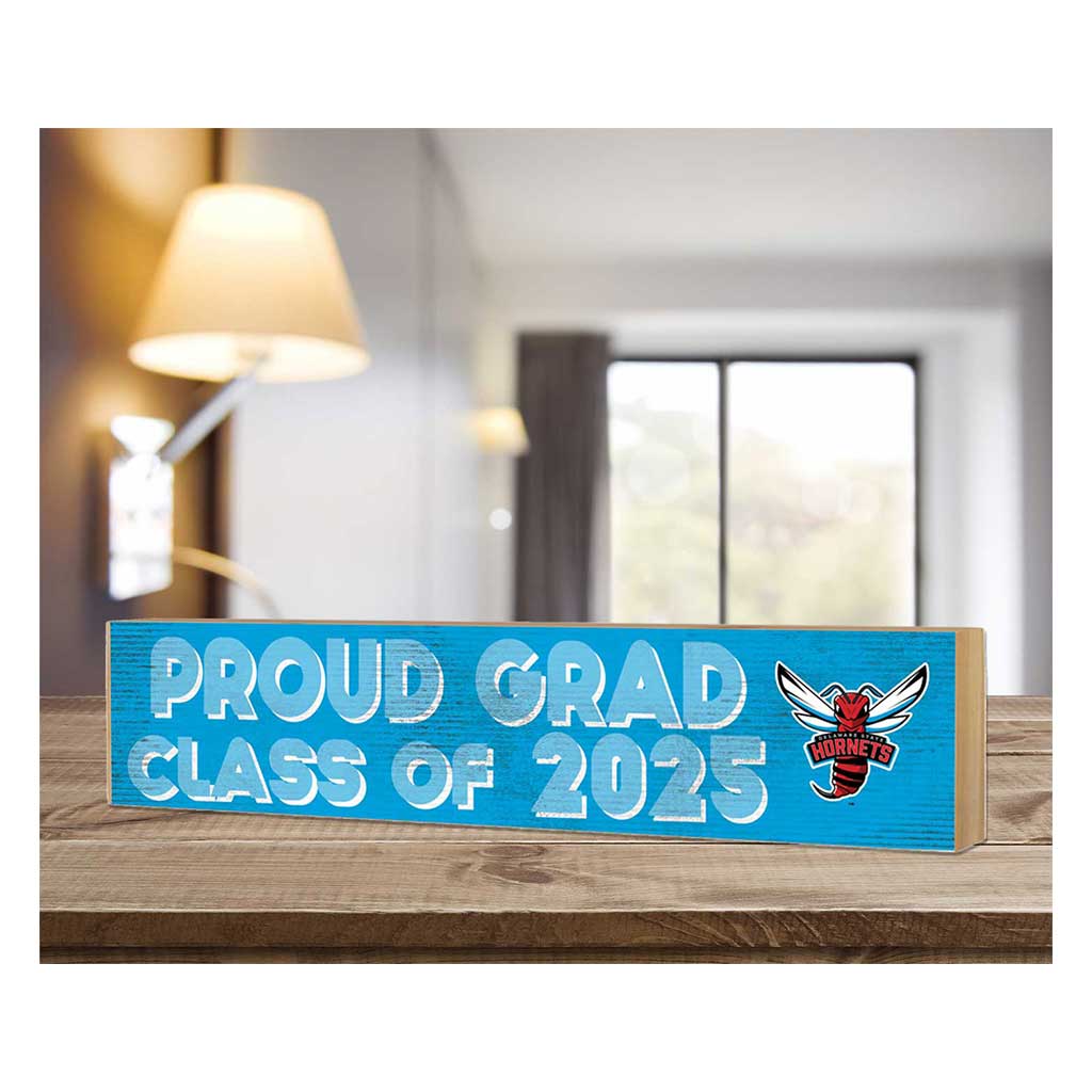 3x13 Delaware State Hornets Class of 2025 Block Sign