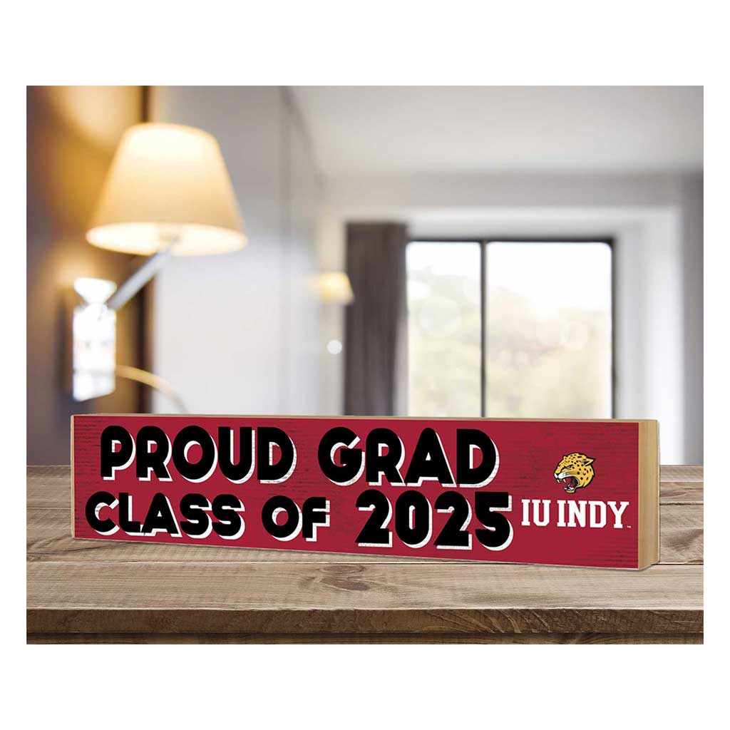 3x13 IUPUI Jaguars Class of 2025 Block Sign