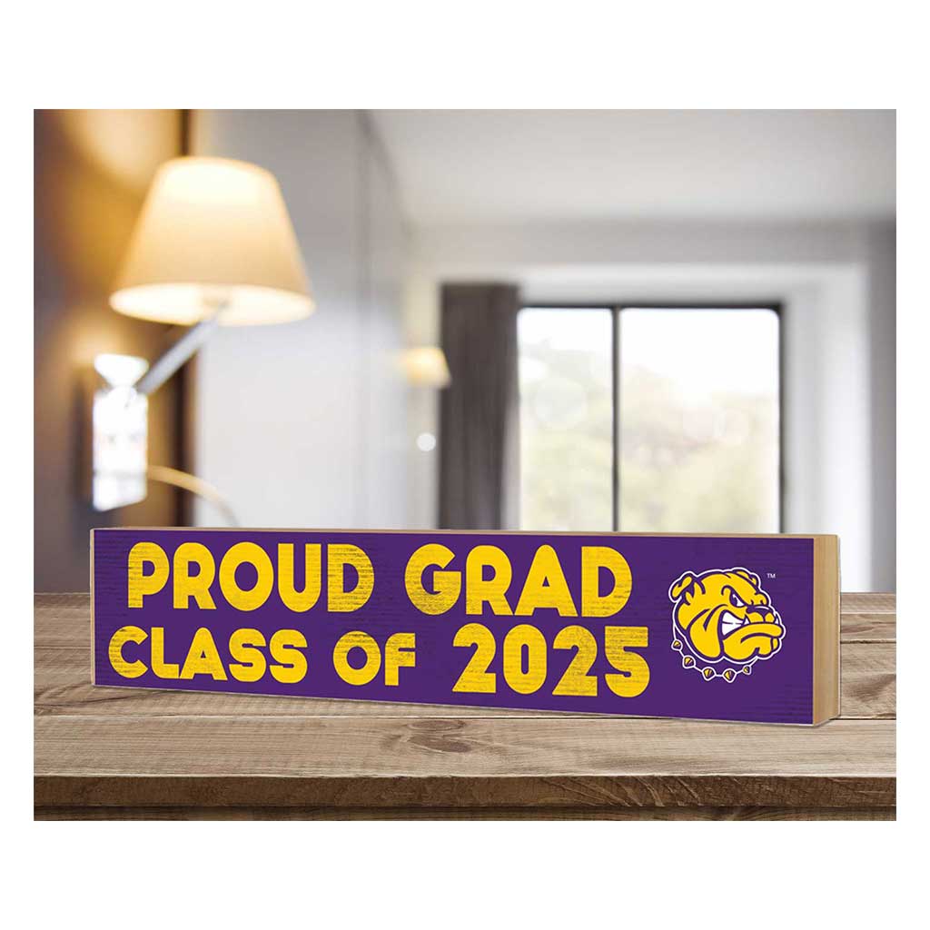 3x13 Western Illinois Leathernecks Class of 2025 Block Sign