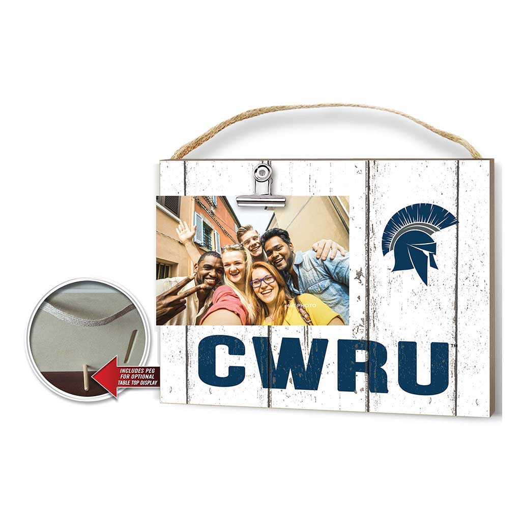 Clip It Weathered Logo Photo Frame Case Western Reserve University Spartans